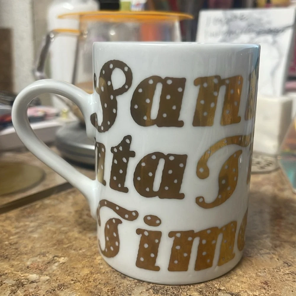 Department 56 Santa Time Christmas Mug